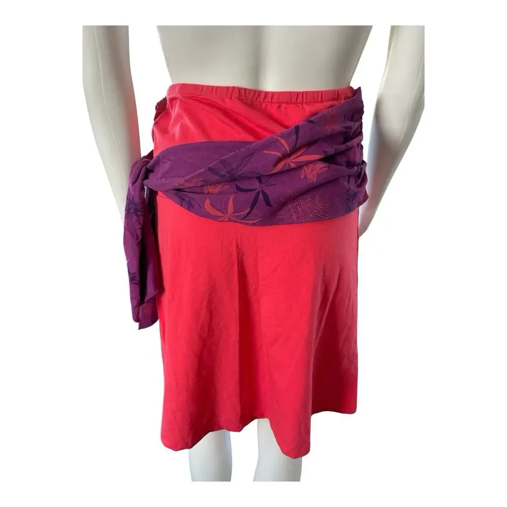 Kuhl Kai Convertible Skirt Top Womens S Geranium NWT Halter Strapless 6128